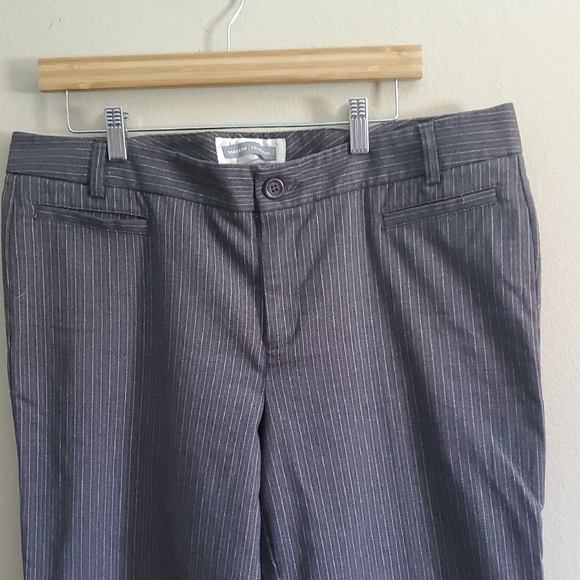 Dockers Womens Stretch Business Charcoal Pinstripe Dress Pants - Picture 5 of 11